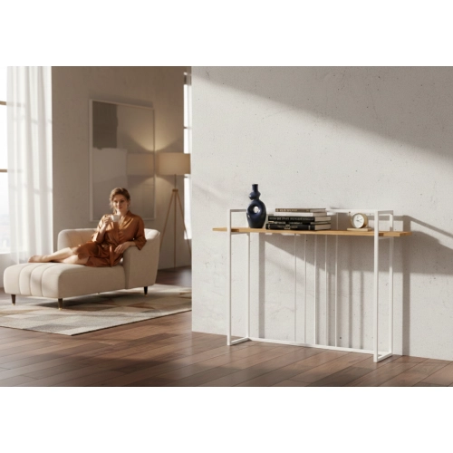 KONSOLA Z DREWNA LITEGO DĄB OLCHA JESION SKD-367